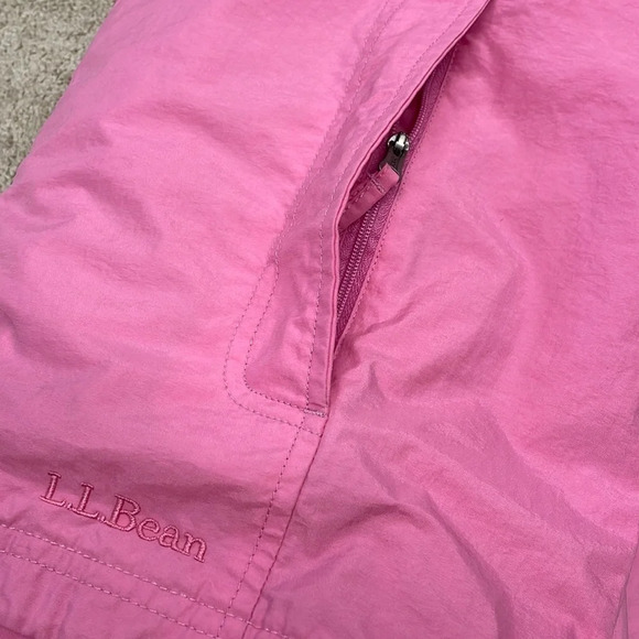 L.L. Bean pink nylon jacket XL - Picture 8 of 13